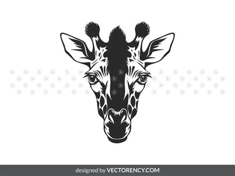 Giraffe Clipart Svg Image Vectorency