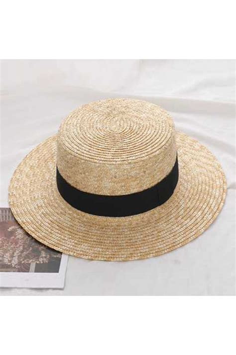 Wide Brim Straw Hat - Сottagecore clothes