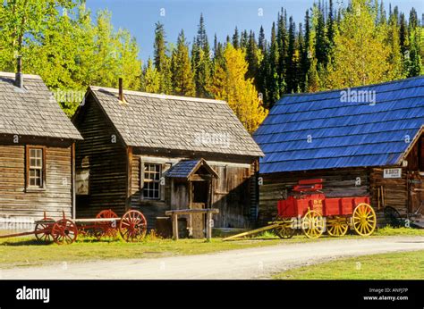 Historic Barkerville British Columbia Canada Stock Photo Alamy