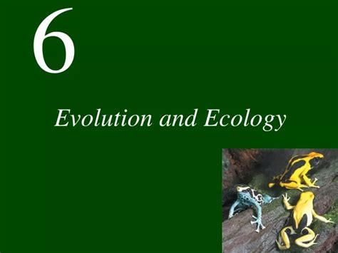 PPT - Evolution and Ecology PowerPoint Presentation, free download - ID ...