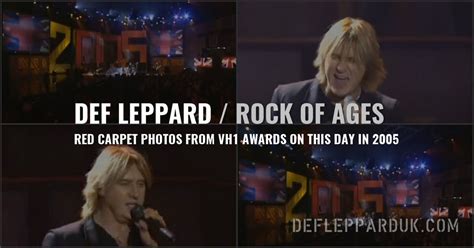 16 Years Ago Def Leppard Vh1 Big In 05 Awards Red Carpet Photos