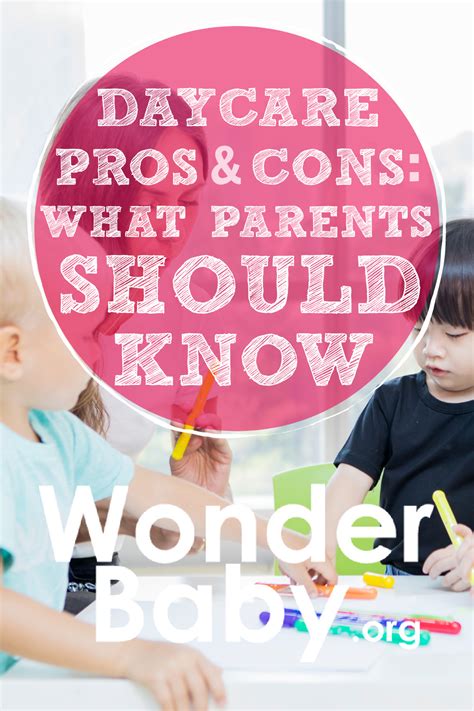 Daycare Pros And Cons What Parents Should Know