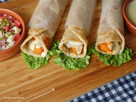 Chicken Cheese Paratha Roll – Food Fusion