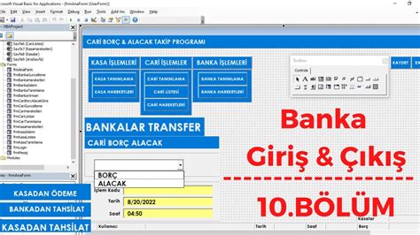 Excel VBA Banka Giriş Çıkış YouTube