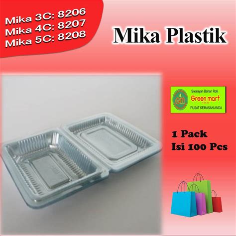 Paling Dicari Mika Plastik Ukuran C Kemasan Kue Dan Makanan Merk