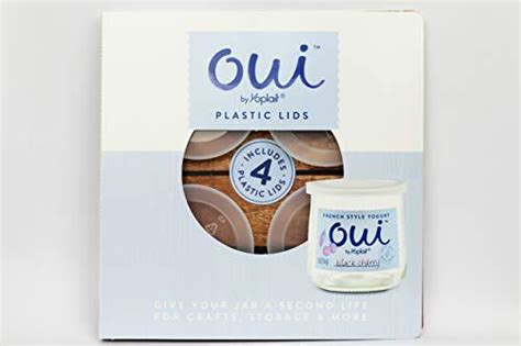 Oui By Yoplait Oui Lids For Yoplait Yogurt Container 4 Pack Clear