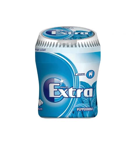 Wrigley S Extra Peppermint Gum Bottle 60 Pellets From SuperMart Ae