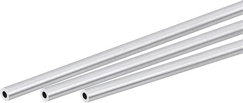 Sourcing Map Aluminum Round Tube Mm Od Mm Inner Dia Mm Length