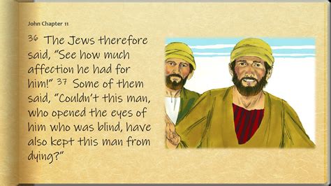 John 11 1 44 Jesus Raised Lazarus From The Dead Pnc Bible Reading Illustrated Bible Scriptures