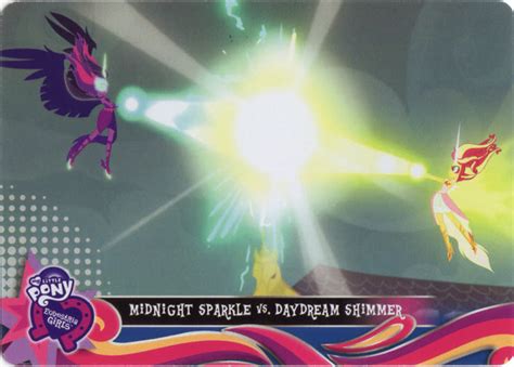 Mlp Midnight Sparkle Vs Daydream Shimmer Trading Cards Mlp Merch