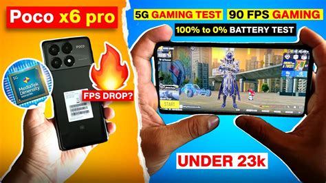 Poco X Pro Bgmi Gaming Test To Battery Drain Test Heating