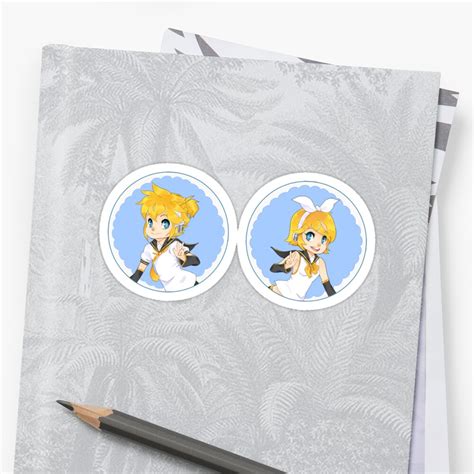 Vocaloid Rin And Len Kagamine Stickers Sticker By Mysteriouschi