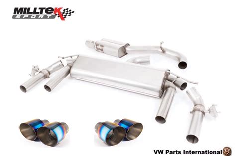 Seat Ateca Cupra 300 4Drive Milltek Sport Resonated Cat Back Exhaust