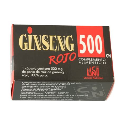 Ginseng Rojo 500 Mg