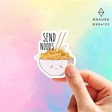 Send Noods Sticker Quote Sticker Vinyl Sticker Laptop Sticker