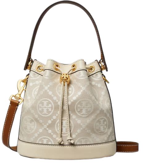 Tory Burch T Monogram Bucket Bag Womens Designer Crossbody Bags Tory Burch Shoplook