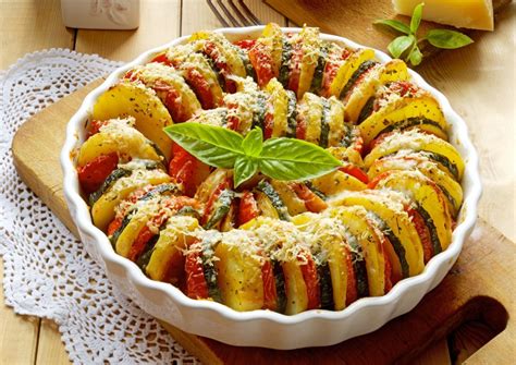 Recette Du Tian De Courgettes Et Tomates Au Gruy Re Marie Claire