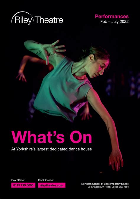 Riley Theatre Brochure Spring Summer 2022 By Nscd Issuu