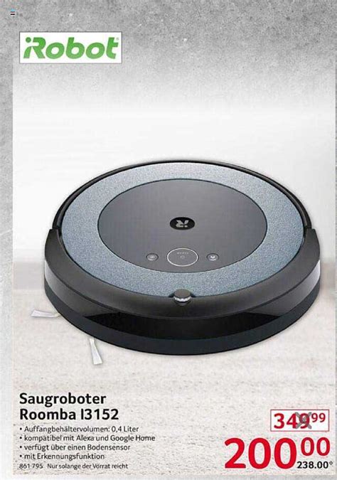 Irobot Saugroboter Roomba I3152 Angebot Bei Selgros 1Prospekte De