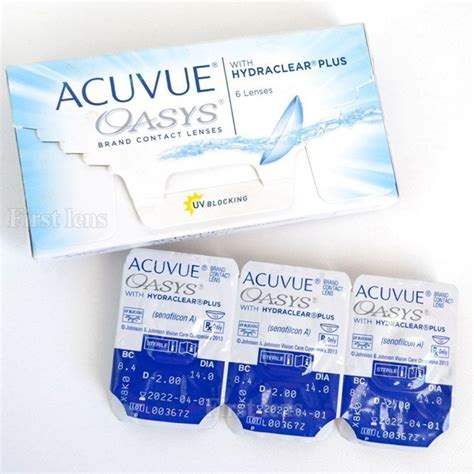 Johnson And Johnson Acuvue Oasys Hydraclear Plus 6 Lens Box By First Lens Comfortable Hydration