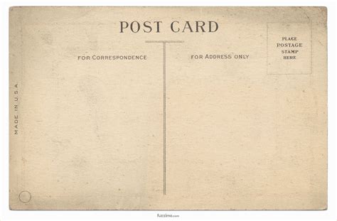 Free Vintage Postcard Template Of Best S Of Vintage Postcard Template ...