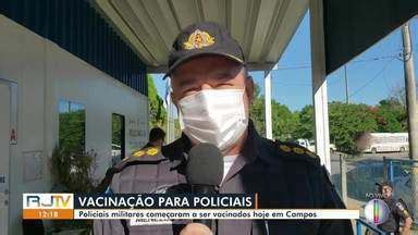 Rj Inter Tv Edi O Policiais Militares Come Am A Ser Vacinados