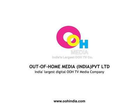 Ppt Out Of Home Media Indiapvt Ltd India Largest Digital Ooh Tv