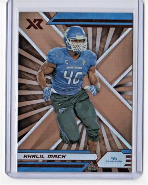 Khalil Mack Panini Chronicles Draft Picks Xr Bronze Universit