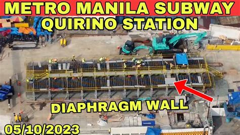 Manila Subway Metro Manila Subway Quirino Station Update