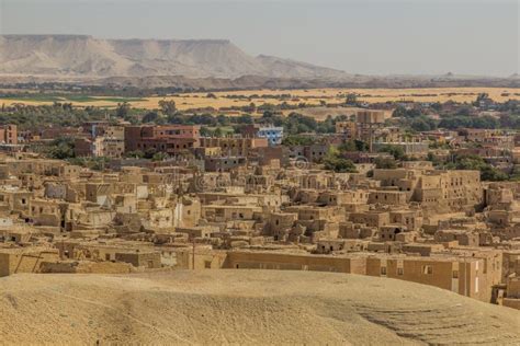 View Of Al Qasr Village In Dakhla Oasis Egy Stock Photo Image Of