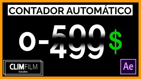 Cómo Hacer Un Contador NÚmerico En After Effects De Forma Automática