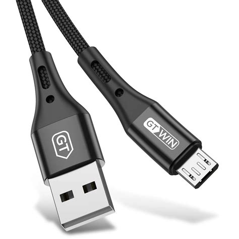 C Ble Micro Usb A Pour Recharge Rapide Et Transfert De Donn Es Cordon