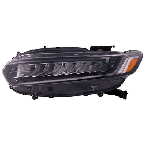 Headlight LED CAPA Certified Left Driver Fits 2018 2020 Honda Accord Sedan