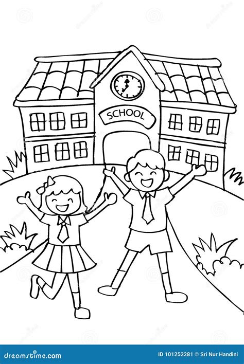 Kids School Background Vector Illustration | CartoonDealer.com #34879468