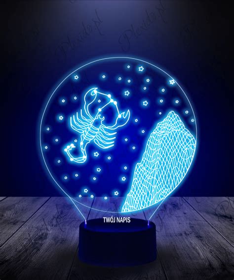 Lampka Led D Plexido Skorpion Znak Zodiaku Plexido Pl