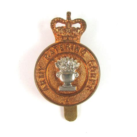 Army Catering Corps 1st Pattern Cap Badge Queens Crown Jeremy