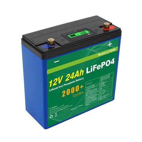 Solar Deep Cycle 24v 48v 24ah Lifepo4 Battery Pack Ups 12v 24ah Battery