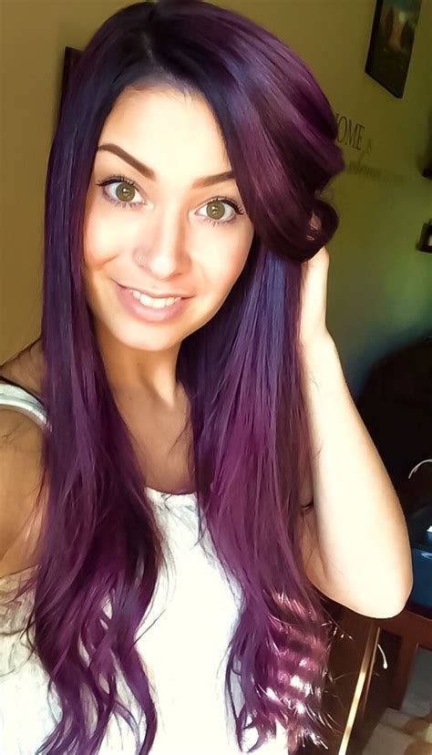 deep violet hair color l'oréal - Inell Wertz