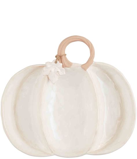 Mud Pie Gather Triple Section Pumpkin Server Dillards