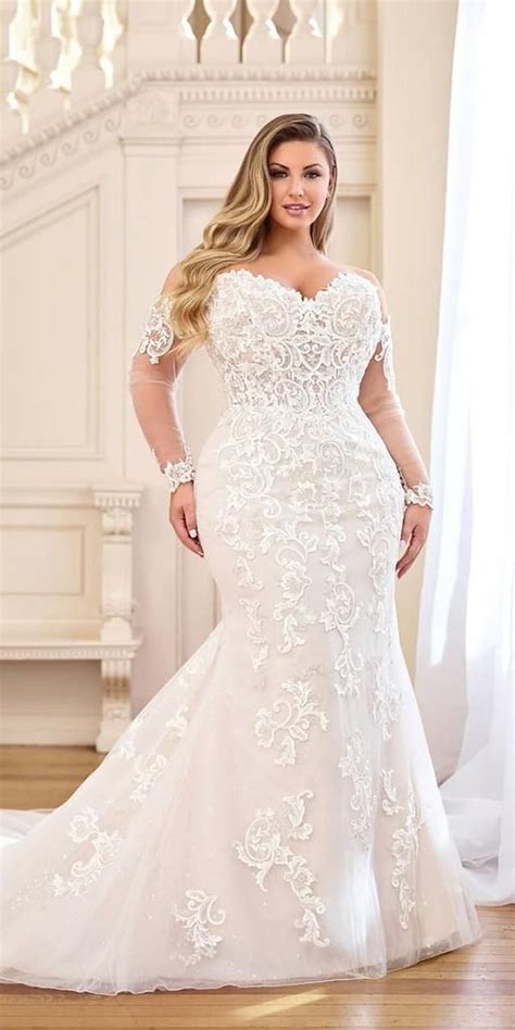 Plus Size Wedding Dresses With Sleeves The 18 Ideas [2023 Guide