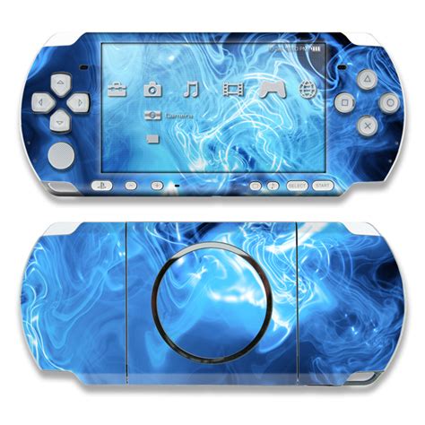 PSP 3000 Skin - Blue Quantum Waves by Gaming | DecalGirl