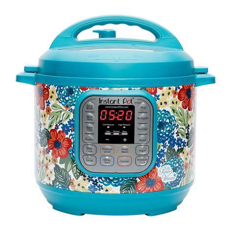 The Pioneer Woman Instant Pot Duo60 6 Quart Dazzling Dahlia 7 In 1 Multi Use Programmable