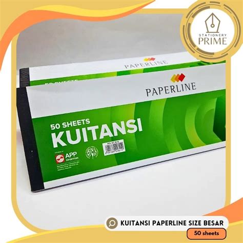 Jual Buku Kuitansi Kwitansi Paperline Besar Pack Isi Buku