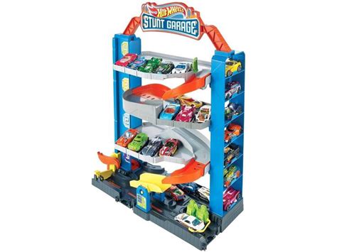 Garagem Hot Wheels City Garagem De Manobras Mattel Pistas Magazine Luiza