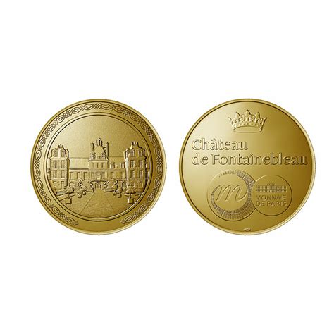 Médaille Château de Fontainebleau Monnaie de Paris Boutiques de musées