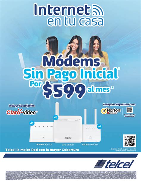 INTERNET EN TU CASA PLANES TELCEL