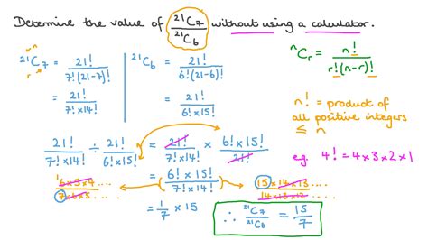 Question Video Using Properties Of Combinations To Find The Value Of A Given Ratio Nagwa