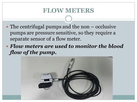 Safety Devices Flow Meters Flow Meters The Centrifugal Pumps And The