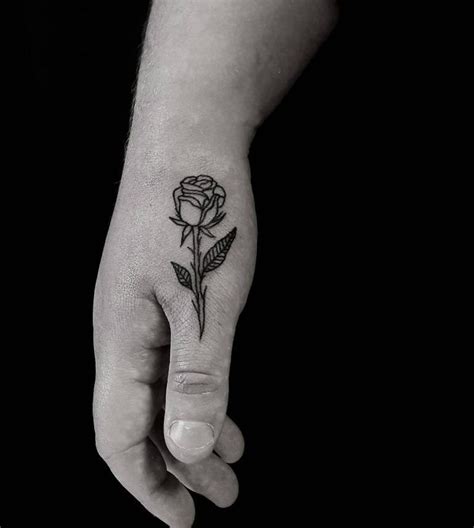 Amazing Rose Hand Tattoo Ideas Inspiration Guide Hand