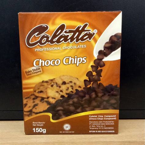 Jual Colatta Choco Chips 150gr Cokelat Chip Pack Indonesia Shopee Indonesia